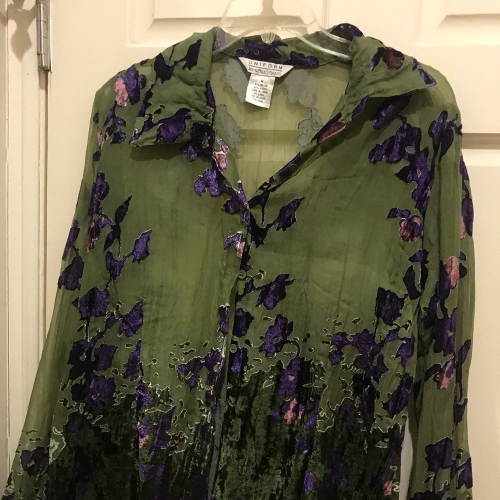 See-through blouse